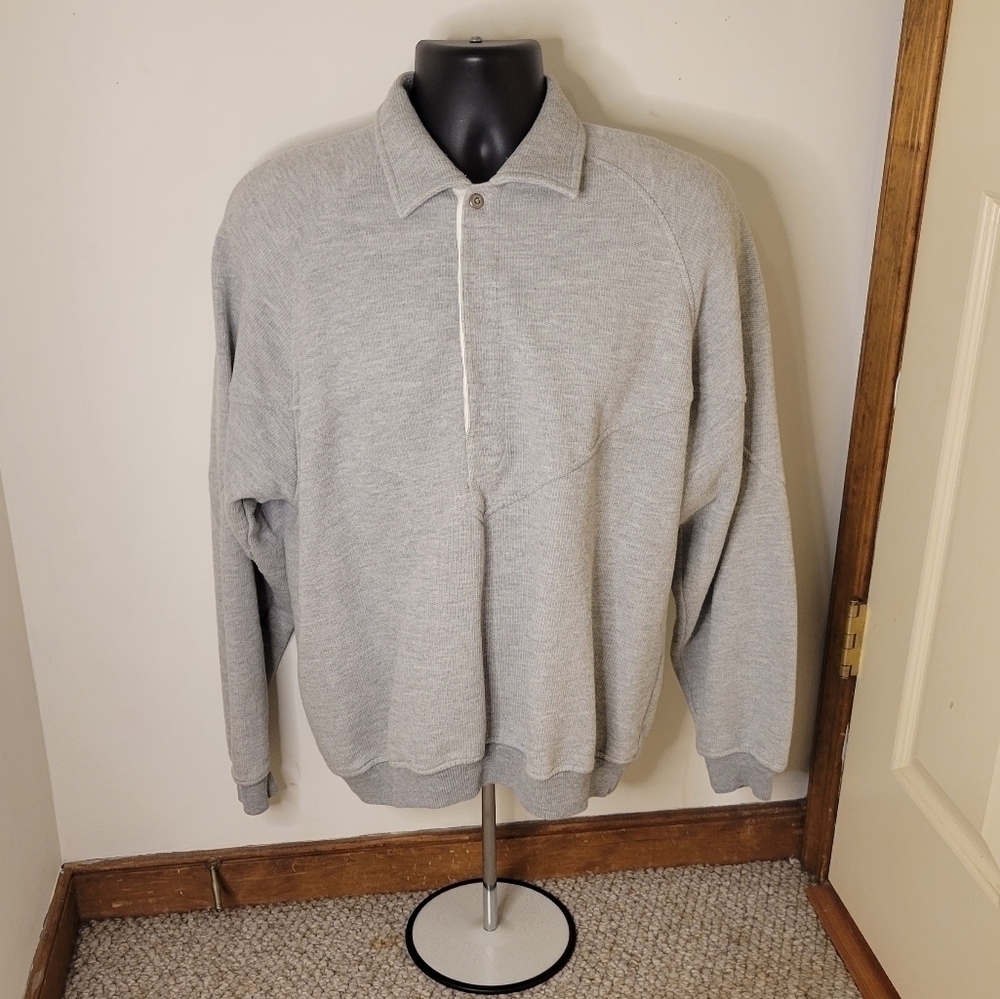 Vintage Members Only Men's Casual Polo Sweater - Size (M) - Excellent Condition